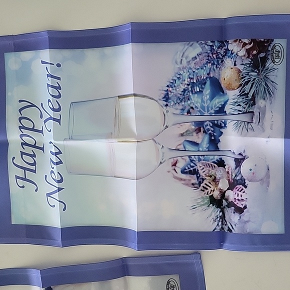 Mini garden flags, December, January, holiday - Picture 3 of 6